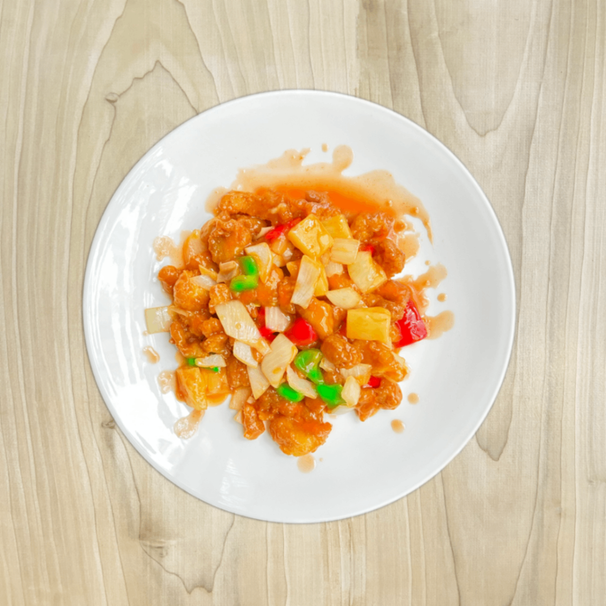 Sweet & sour chicken β crispy, tangy, and vibrant