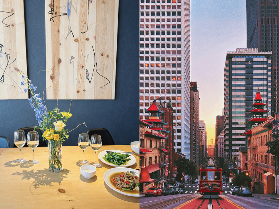 Sohunan table setting β San Francisco Chinatown